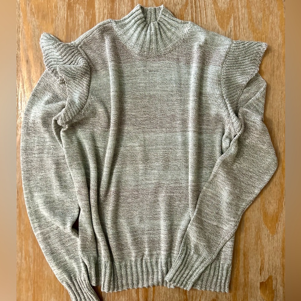 Candace Cameron Bure Ruffle-Shoulder Sweater - Picture 2 of 8